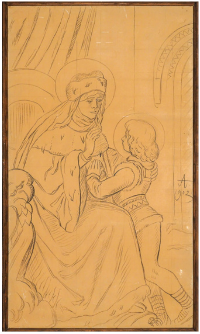 Obrázek - Sv. Ludmila z vodňanské galerie v jubilejní publikaci