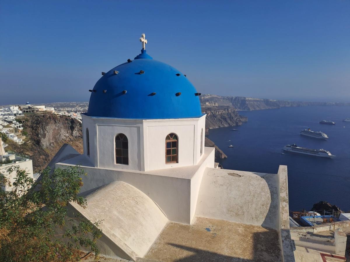 Plakát - Santorini - sopečná perla Řecka