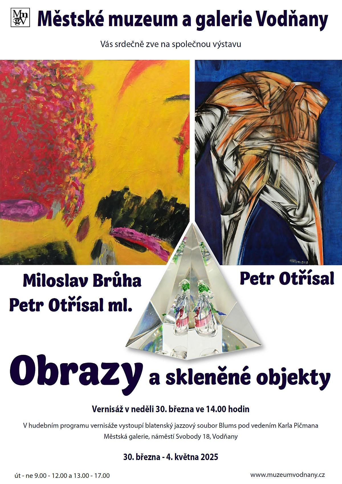 Plakát - Miloslav Brůha a Petr Otřísal - obrazy