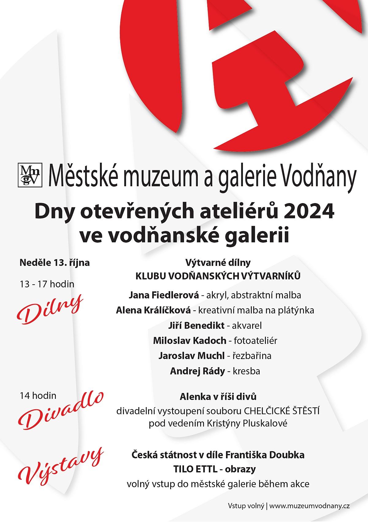 Plakát - Dny otevřených ateliérů 2024