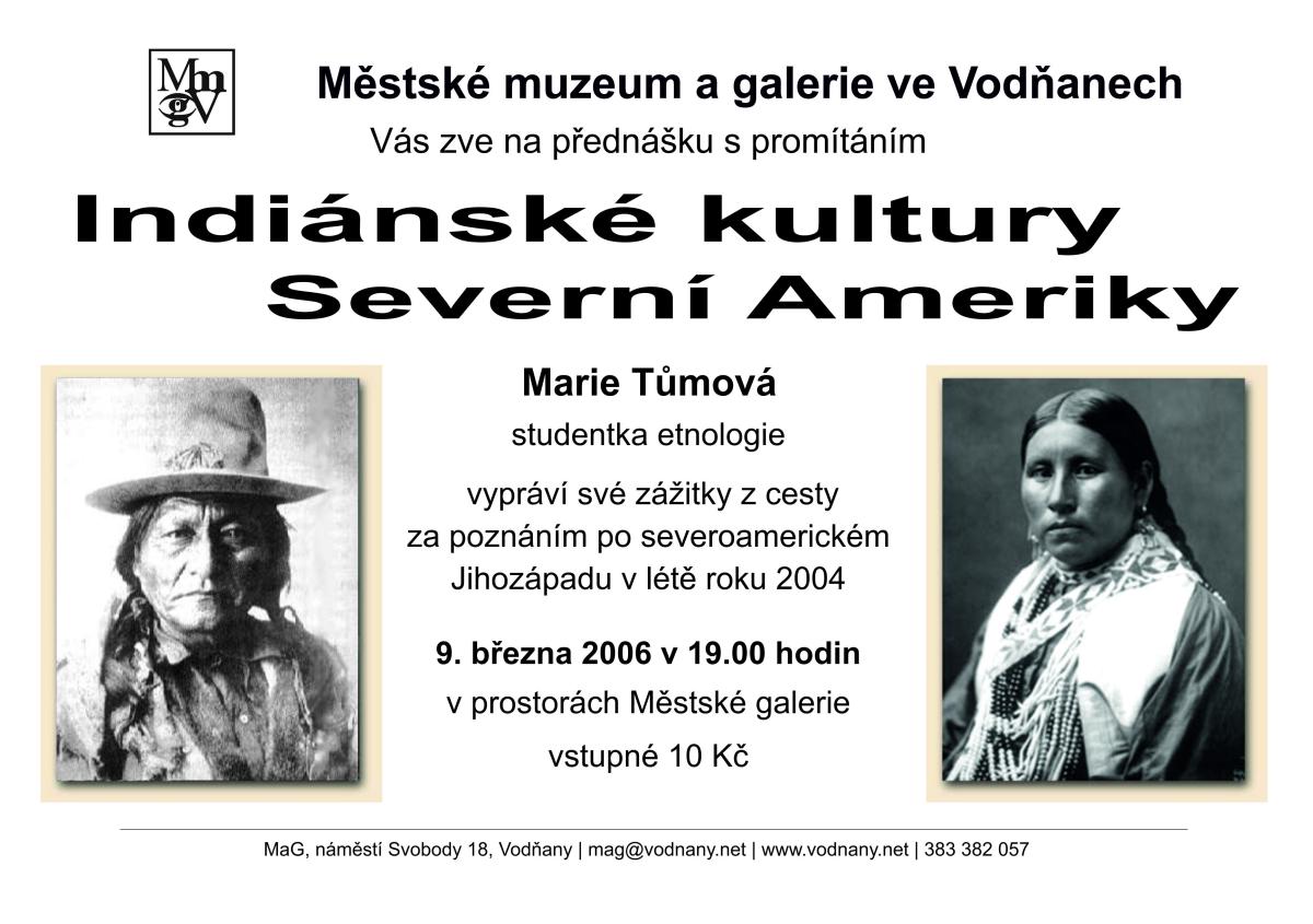 Plakát - Indiánské kultury Severní Ameriky