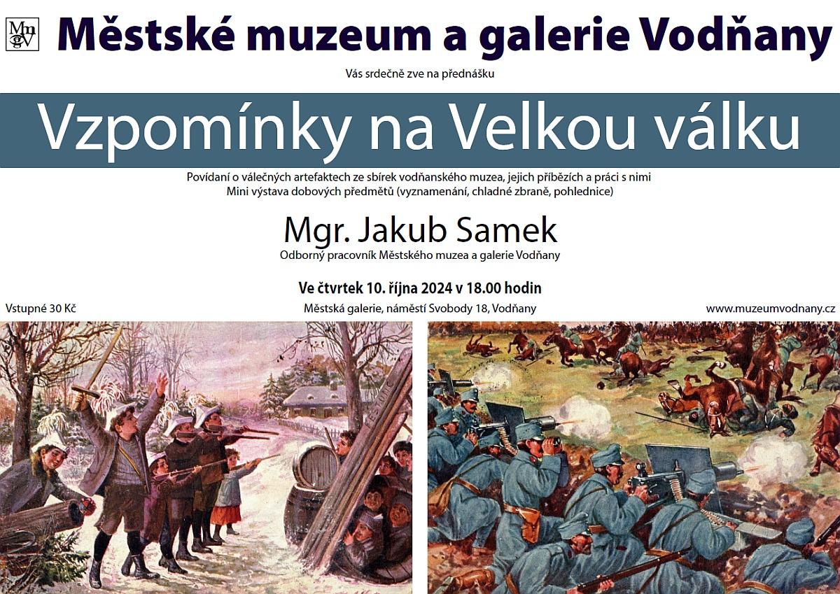 Plakát - Vzpomínky na Velkou válku