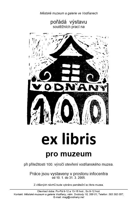 Plakát - Ex libris pro muzeum