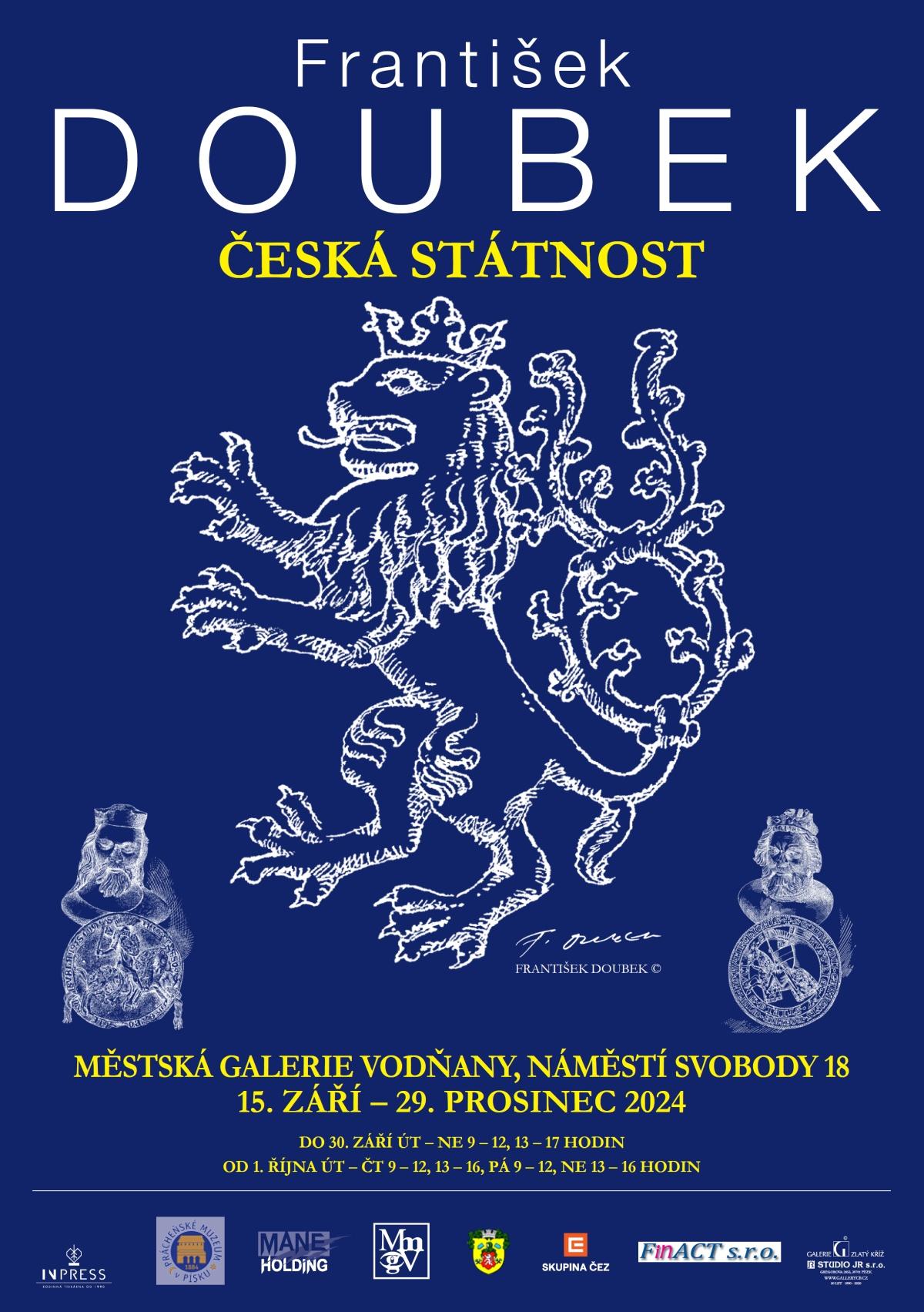 Plakát - Česká státnost v díle Františka Doubka