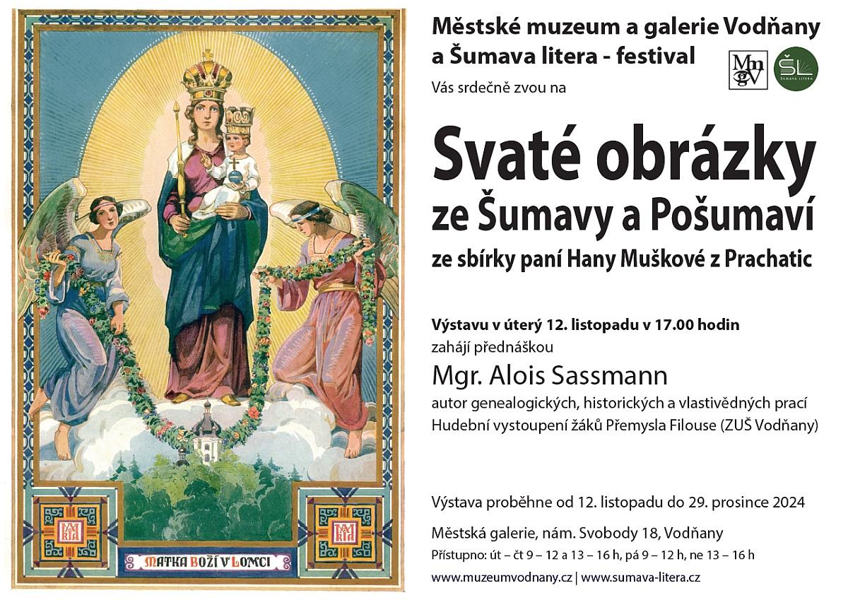 Plakát - Svaté obrázky ze Šumavy a Pošumaví