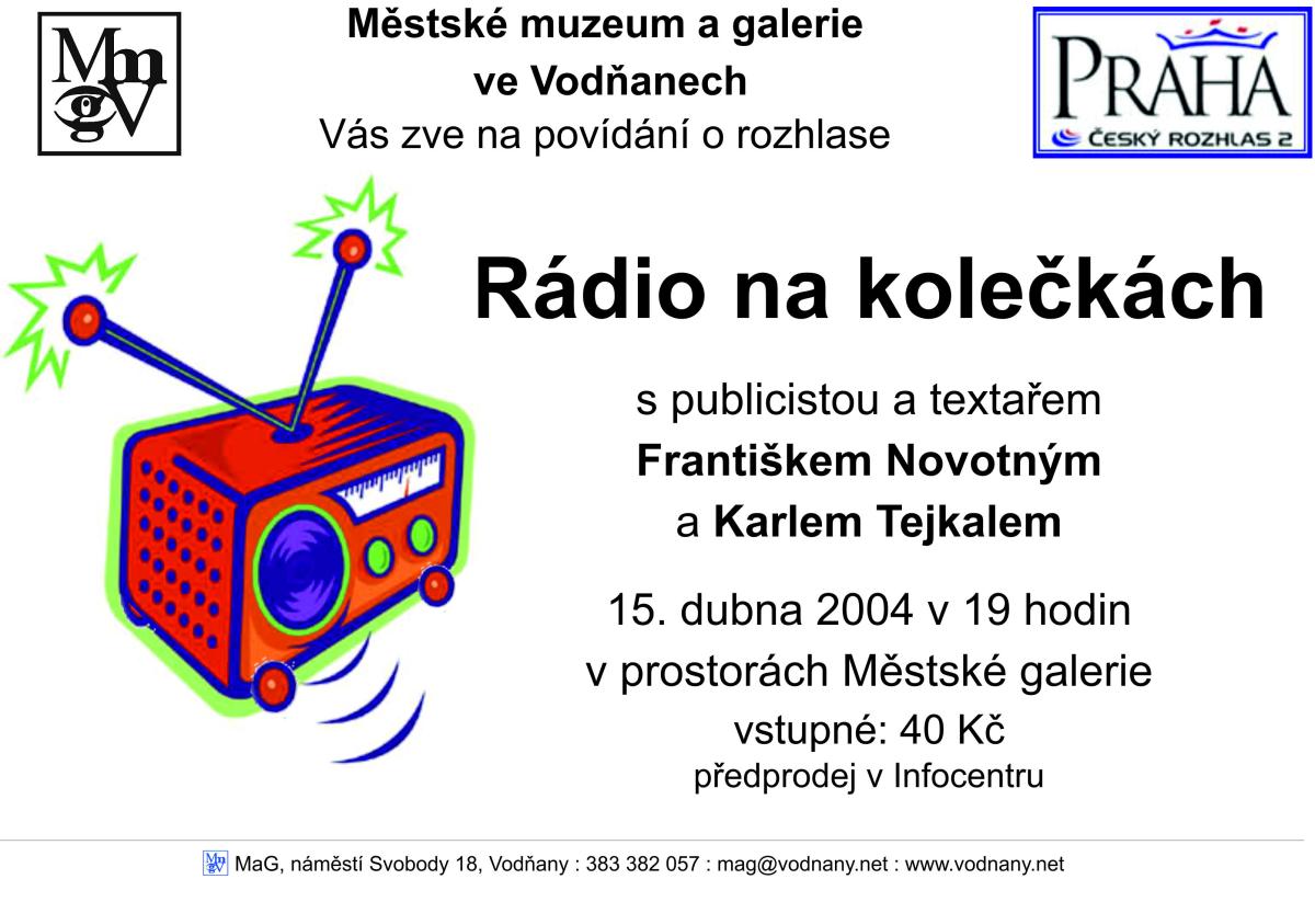 Plakát - Rádio na kolečkách