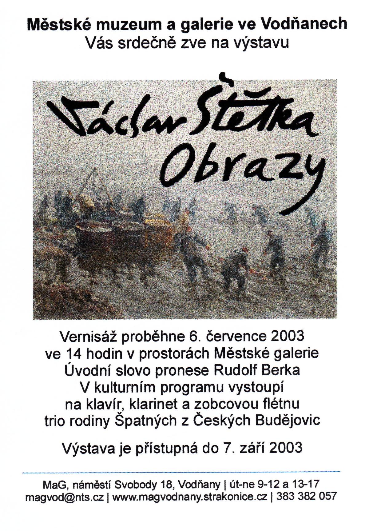 Plakát - Václav Štětka