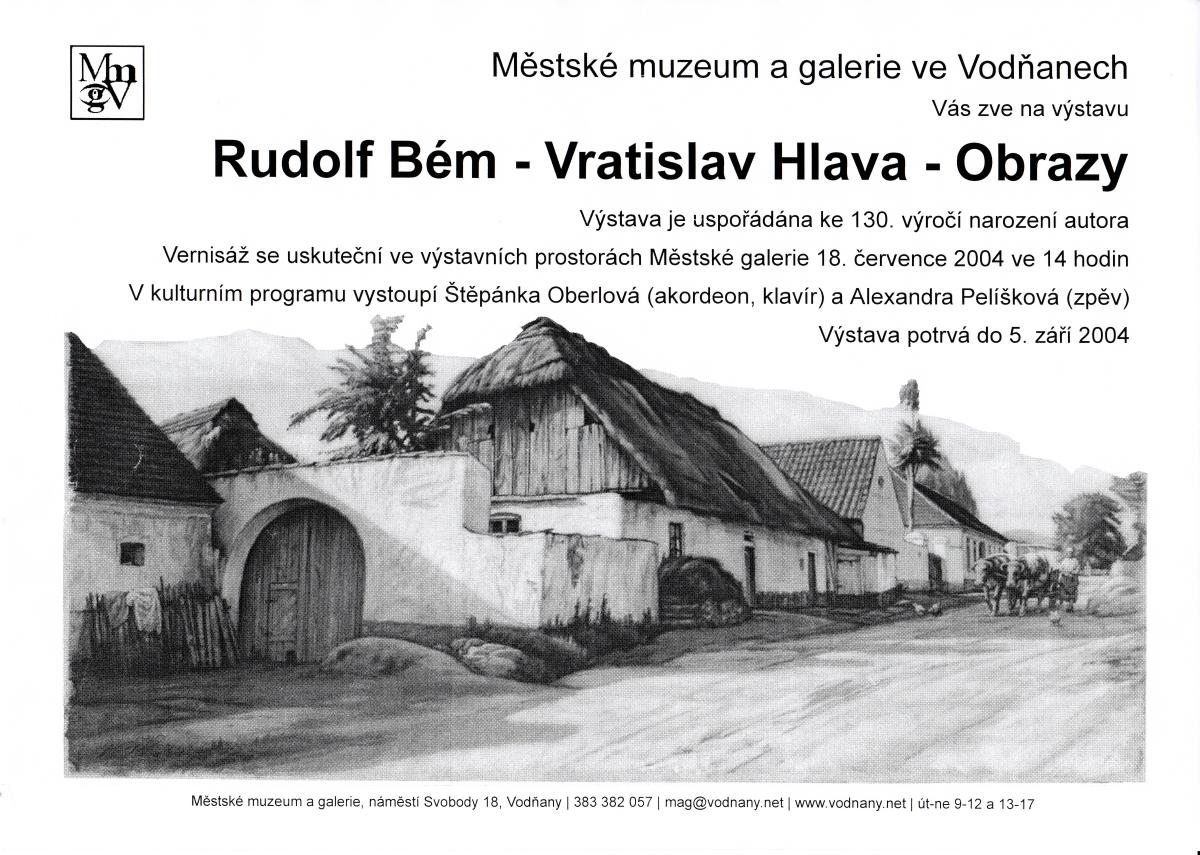 Plakát - Rudolf Bém - Vratislav Hlava, Josef Jakší, Jaroslav Šnobl